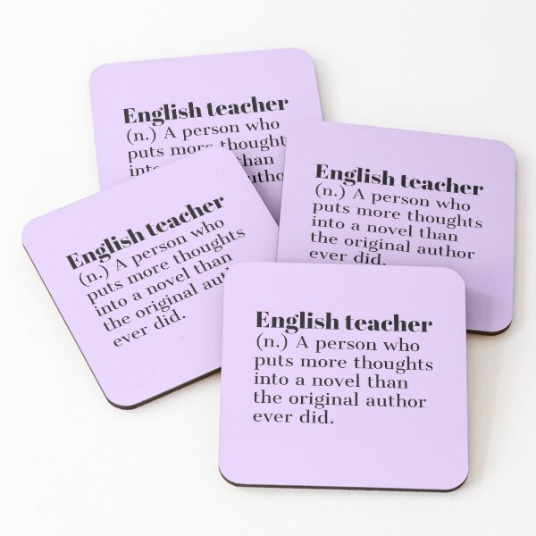 Item preview, Cute English teacher dictionary definition - Funny english teacher designed and sold by Theleochick.