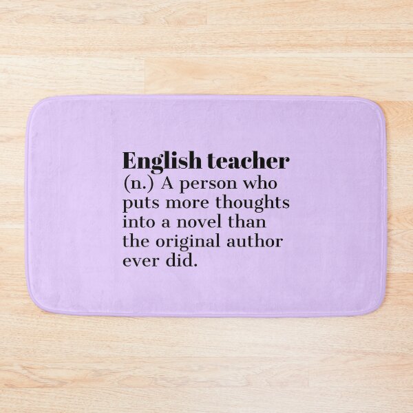 Item preview, Cute English teacher dictionary definition - Funny english teacher designed and sold by Theleochick.