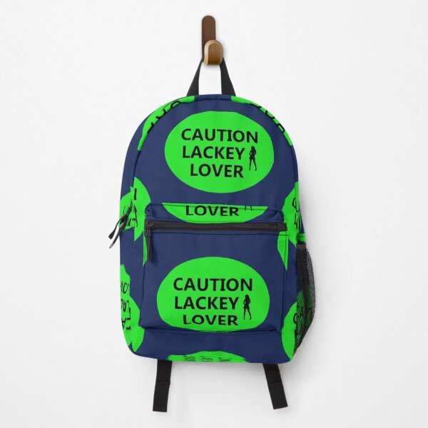 Item preview, CAUTION LACKEY LOVER industrial style sign designed and sold by lobodelnoir.