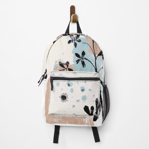 Item preview, Modern Abstract Art Floral - New Urban Boho Art - Blue and Pink Tones designed and sold by Inomaly Art.