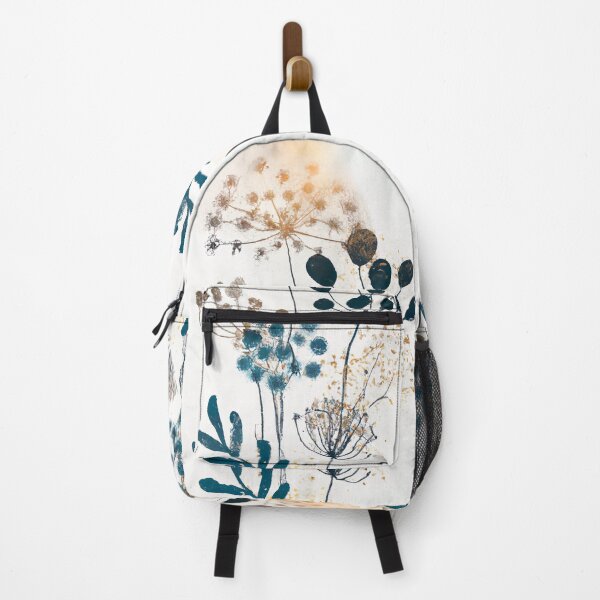 Item preview, Modern Abstract Art Floral - New Urban Boho Art - Blue and Pink Tones designed and sold by Inomaly Art.