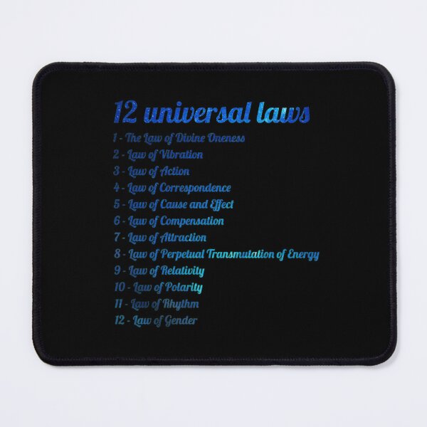 Item preview, 12 laws of the universe, law of attraction, manifestation and spirituality. designed and sold by Theleochick.