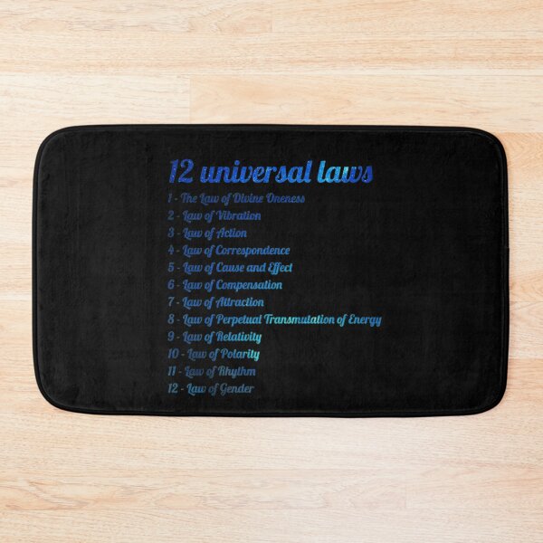 Item preview, 12 laws of the universe, law of attraction, manifestation and spirituality. designed and sold by Theleochick.