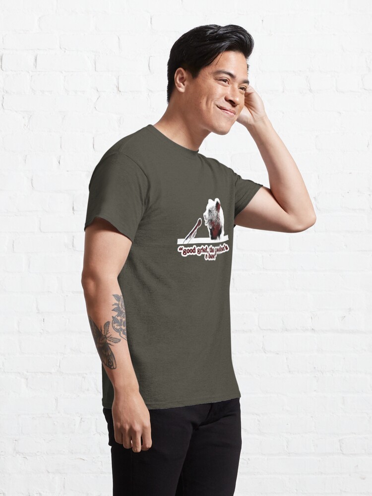 Alternate view of Good grief, the comedian's a bear! Classic T-Shirt