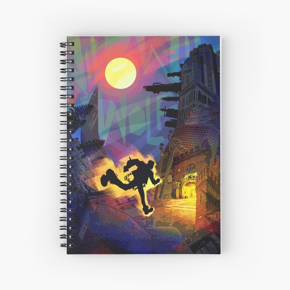Item preview, Spiral Notebook designed and sold by TheMintMoon.