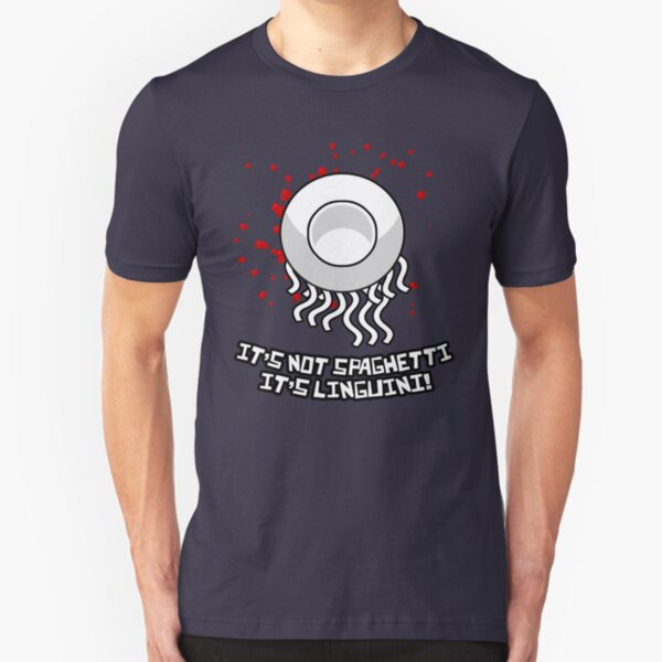 It's not spaghetti, it's linguini! Slim Fit T-Shirt