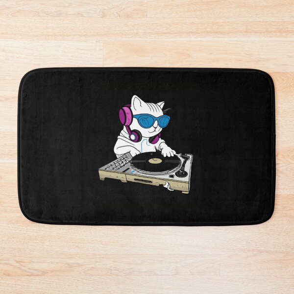 Item preview, Cool Cat DJ with Sunglasses Artwork designed and sold by Vividality.
