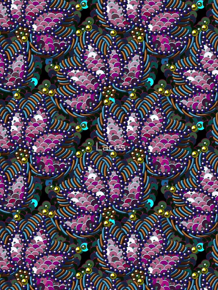 Thumbnail 4 of 4, Samsung Galaxy Phone Case, Sequins Pattern.  designed and sold by Laces.