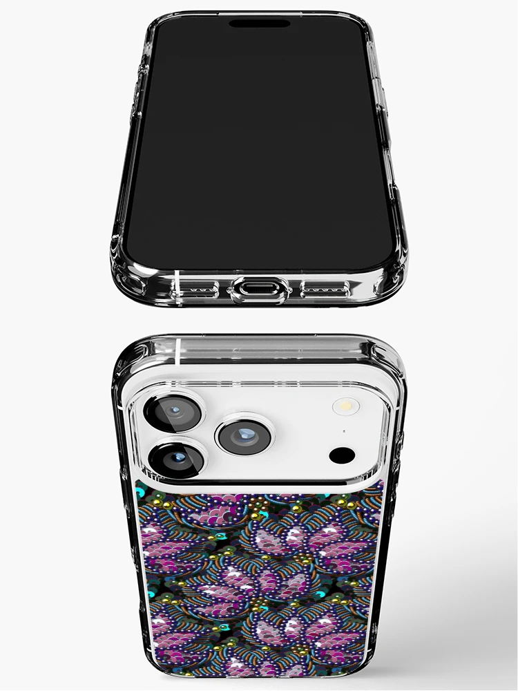 Thumbnail 3 of 5, iPhone Case, Sequins Pattern. designed and sold by Laces.