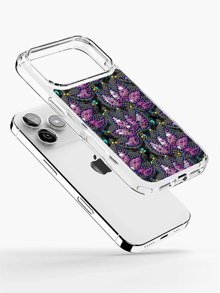 Thumbnail 2 of 5, iPhone Case, Sequins Pattern. designed and sold by Laces.