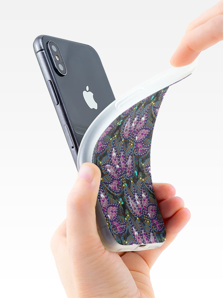 Thumbnail 4 of 5, iPhone Case, Sequins Pattern. designed and sold by Laces.