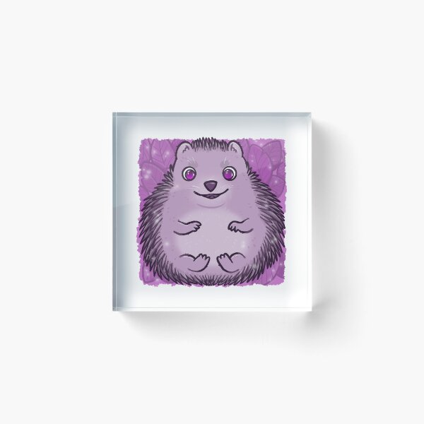 Item preview, Hedgehog rolling in leafs designed and sold by Penzilla.