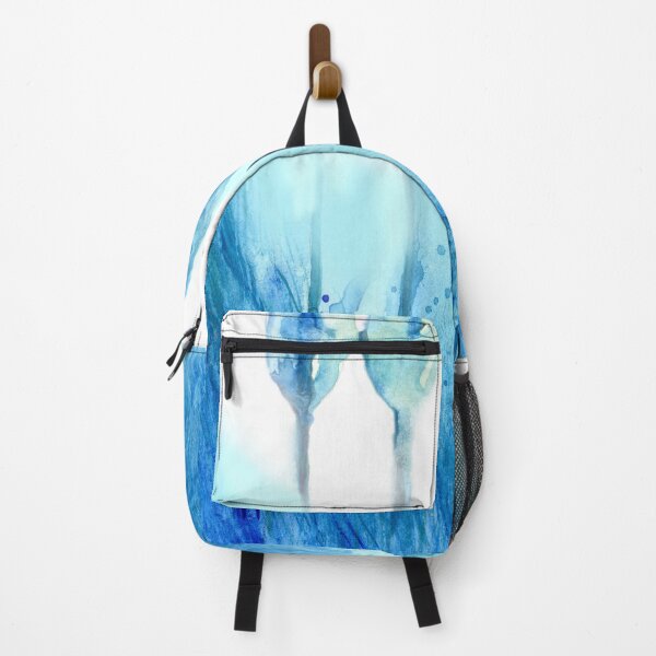 Item preview, Blue morning loose watercolor painting designed and sold by DigitalMagShop.