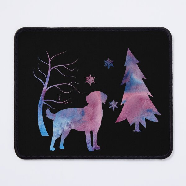 Item preview, Labrador Winter Snowflakes Art designed and sold by BittenByErmines.