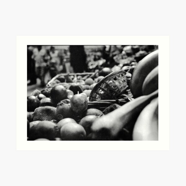 Fruit & A Basket Art Print