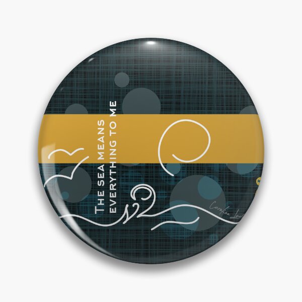 Item preview, Wild open water swimming, winter bathers. The sea means everything to me fun for swimmer lovers. Caroline Laursen Original designed and sold by Caroline Laursen.