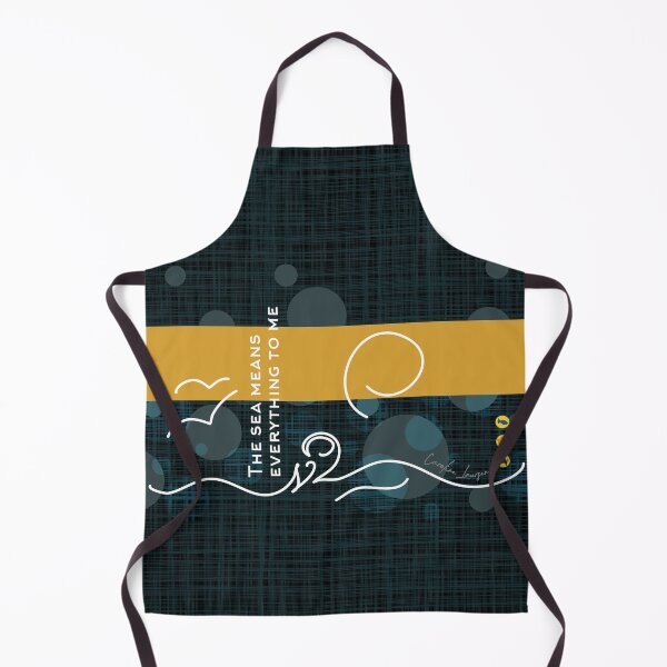 Item preview, Wild open water swimming, winter bathers. The sea means everything to me fun for swimmer lovers. Caroline Laursen Original designed and sold by Caroline Laursen.