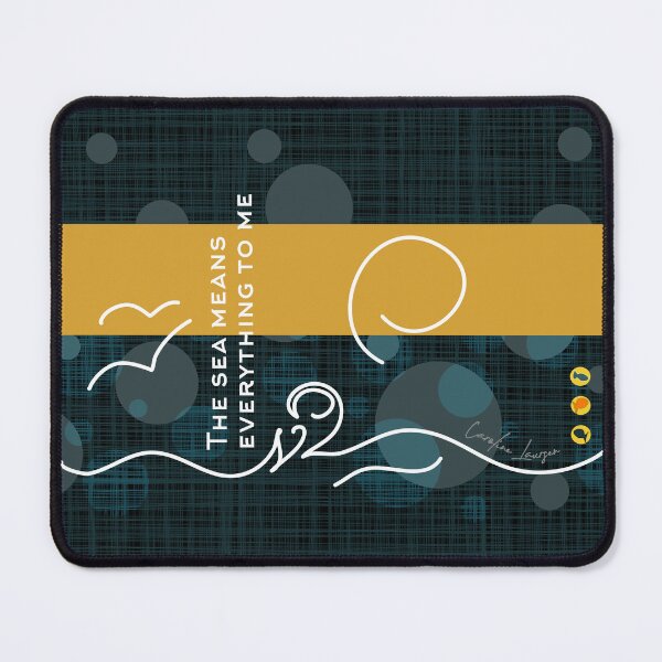 Item preview, Wild open water swimming, winter bathers. The sea means everything to me fun for swimmer lovers. Caroline Laursen Original designed and sold by Caroline Laursen.