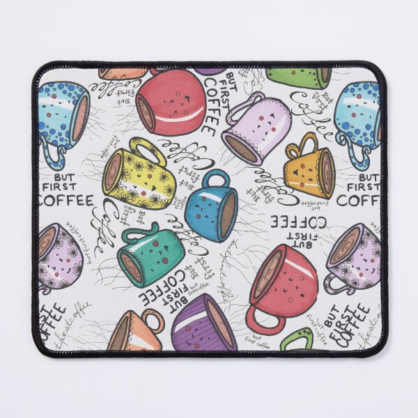 Item preview, But First Coffee - Original, hand-drawn, animated coffee mugs, for coffee lovers designed and sold by VintageHamlet.
