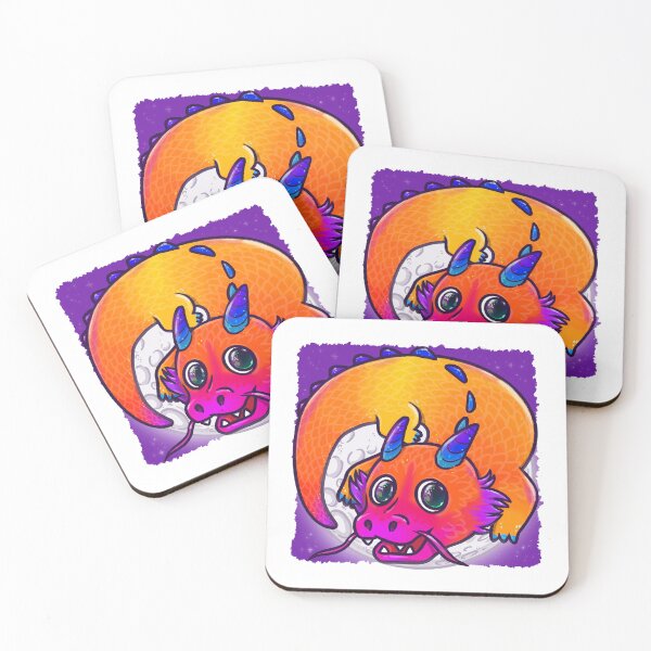 Item preview, Dragon on the moon designed and sold by Penzilla.