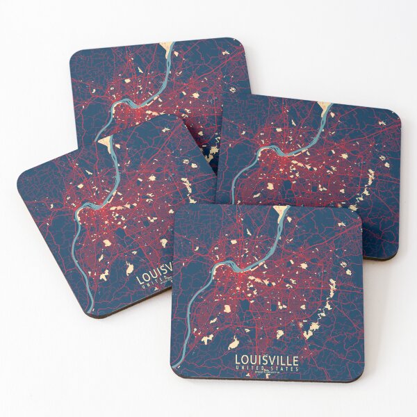 Item preview, Louisville City Map of Kentucky, USA - Hope designed and sold by deMAP.