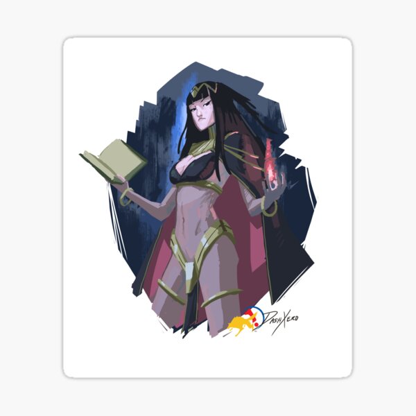 Tharja (Goth Girl) Sticker – jackarydraws