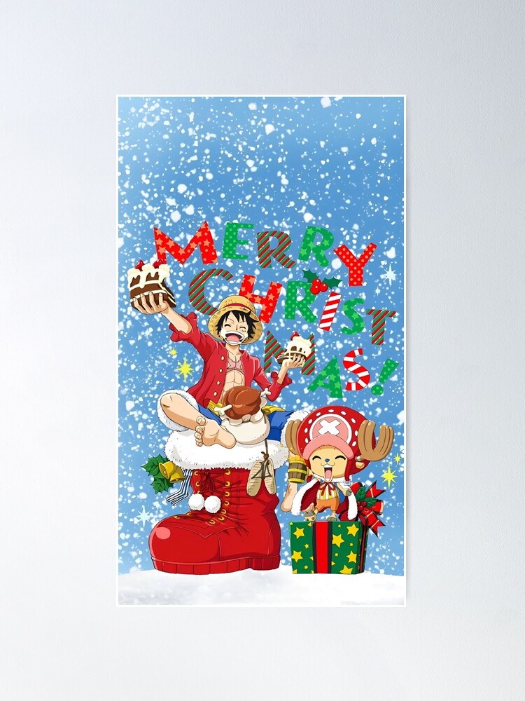 Merry Christmas From Luffy and Chopper One Piece , Luffy and Chopper One  Piece | Greeting Card