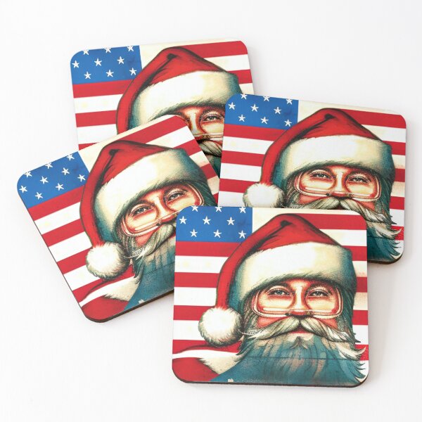 Item preview, Homelander Santa American Flag designed and sold by DiverAstronaut.