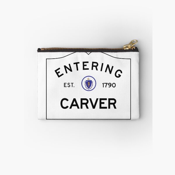 Item preview, Entering Carver - Commonwealth of Massachusetts Road Sign designed and sold by NewNomads.