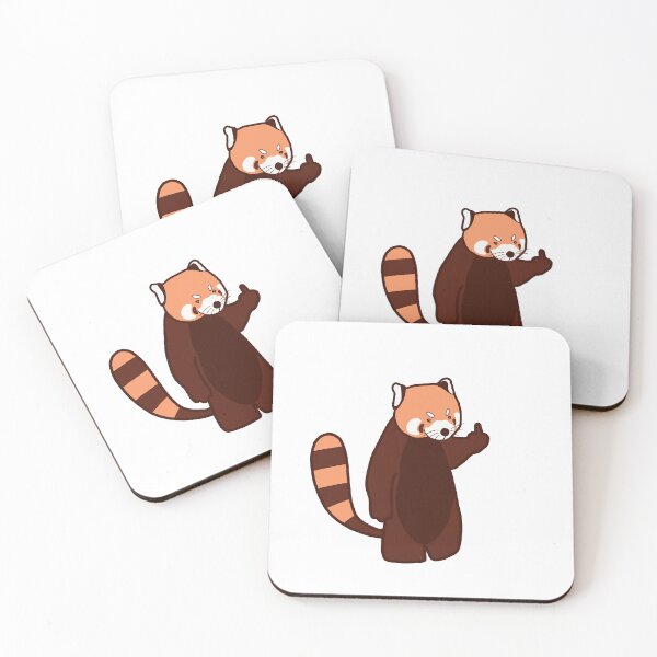 Item preview, Red Panda Middle Finger designed and sold by ReddyBeanie.