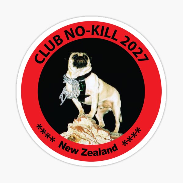 CLUB NO-KILL NEW ZEALAND Sticker