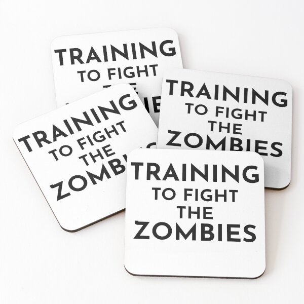 Item preview, Training to Fight The Zombies designed and sold by emzimerch1.