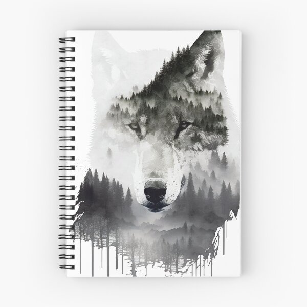 Item preview, Lobo de doble exposición designed and sold by Elsmore.