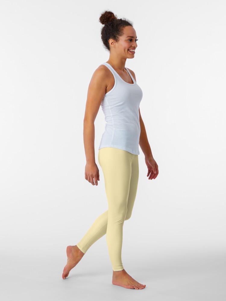 leggings cream colour