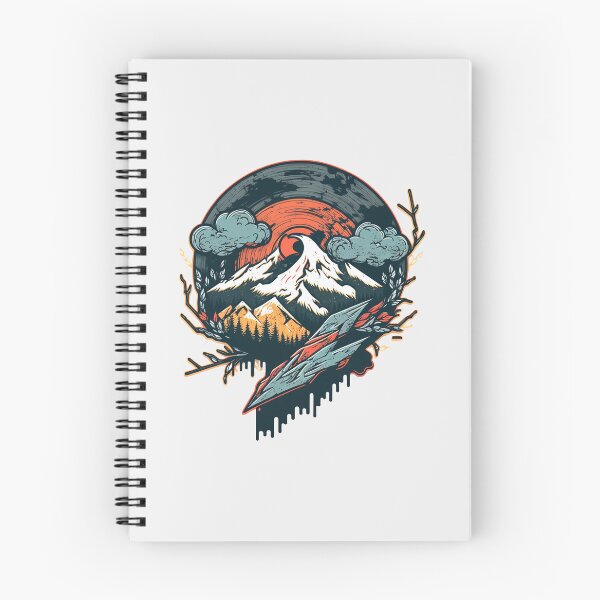 Item preview, mountain with trees and clouds designed and sold by JJT0724.