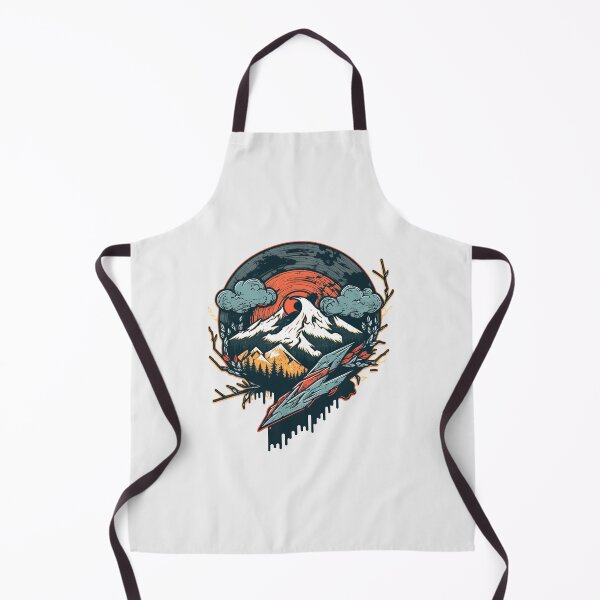 Item preview, mountain with trees and clouds designed and sold by JJT0724.