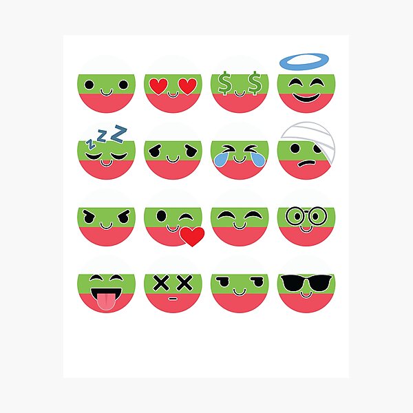 Item preview, Bulgaria Emoji   designed and sold by HippoEmo.