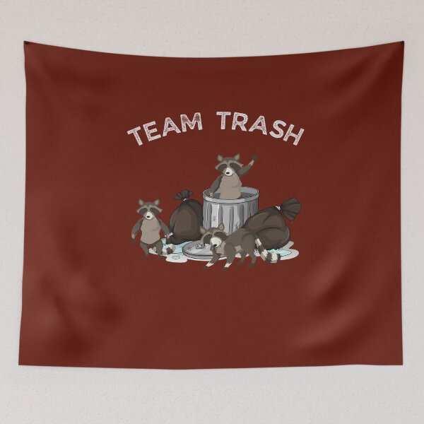 Item preview, Team Trash Opossum Raccoon Rat, Funny Animals Garbage Gang designed and sold by FLASHOP.