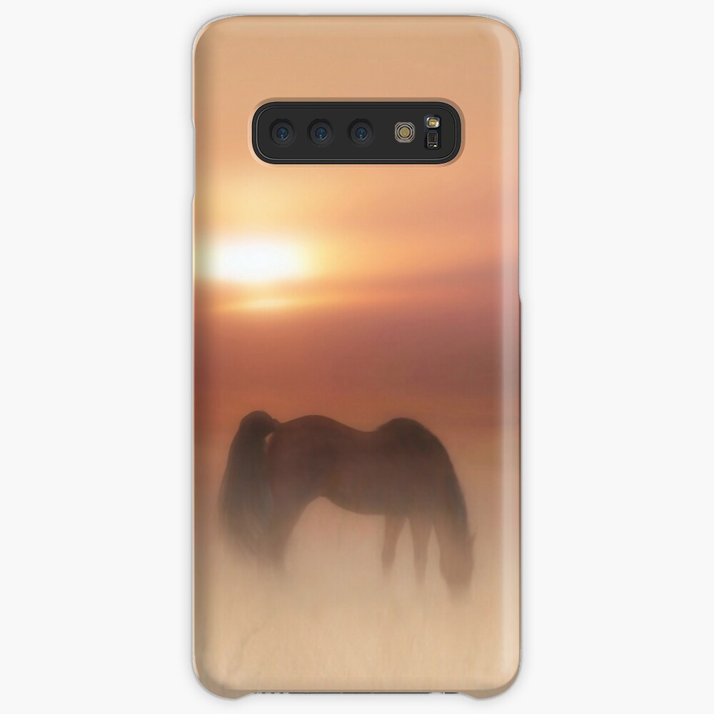 Horses in a misty dawn Case & Skin for Samsung Galaxy