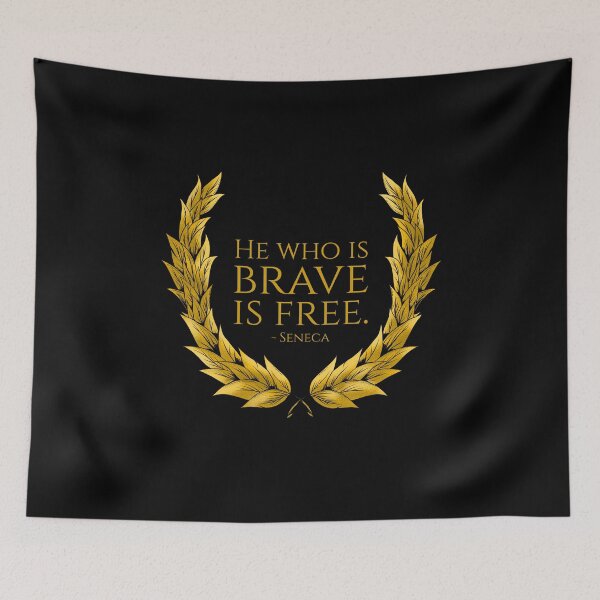 Item preview, He who is brave is free. - Seneca designed and sold by Styrman.