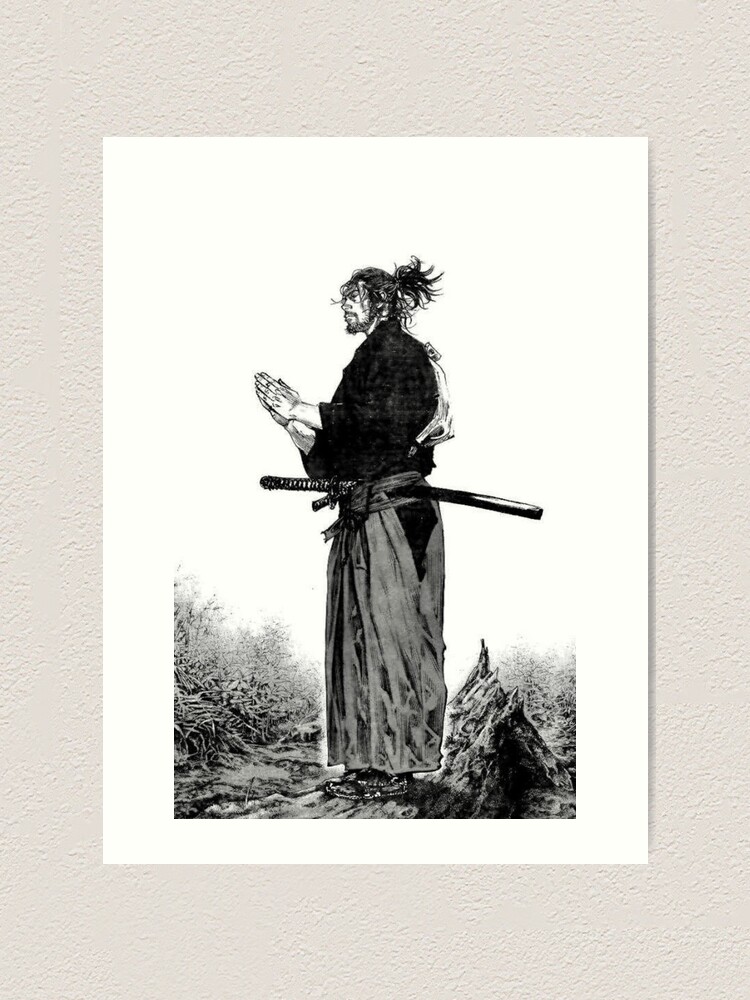 "Vagabond - Manga Samurai" Art Print by JiggyMiggy | Redbubble