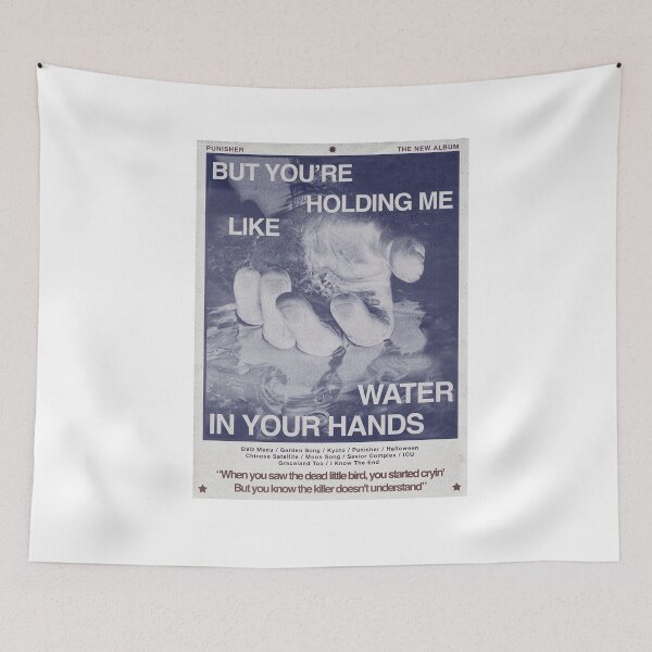 Item preview, Moon Song "But You're Holding Me Like Water In Your Hands" Phoebe Bridgers designed and sold by lgsketches.