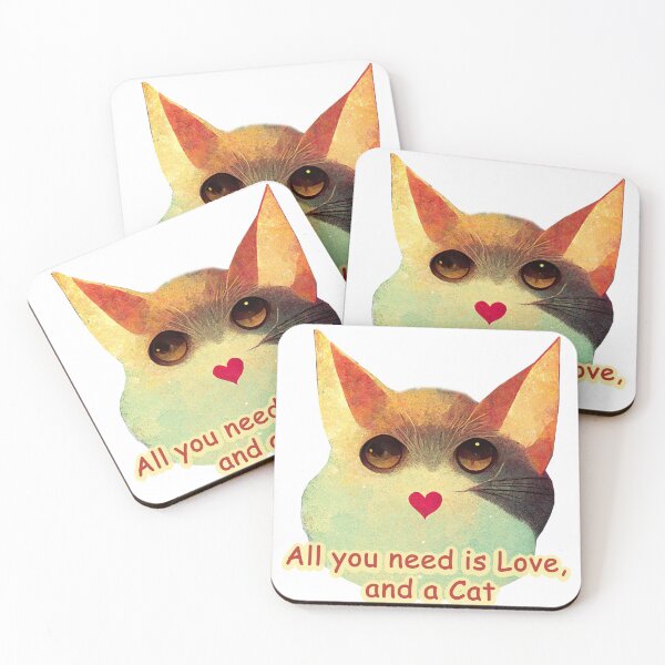Item preview, All you need is Love, and a cat designed and sold by FascinoStudios.