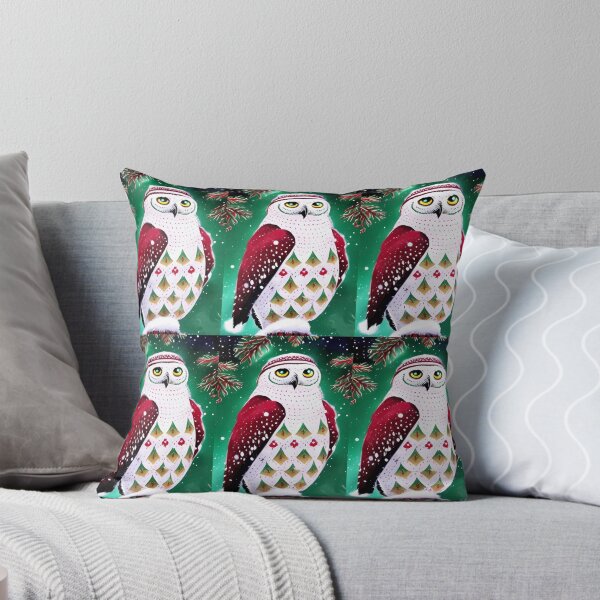 Item preview, EMMA THE SNOWY OWL MODELS HER CHRISTMAS JUMPER designed and sold by sailorsam1805.