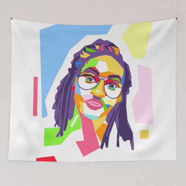Item preview, Black girl Colorful WPAP Pop Art Illustration  designed and sold by EYE ILLUSTRATE  GRAPHICS.