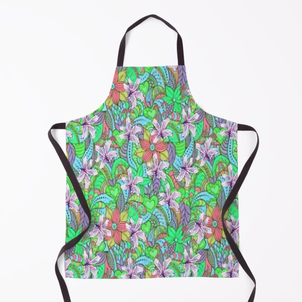 Item preview, Hello Spring Botanical Abstraction, bold colorful abstract playful design inspired by nature designed and sold by Adri Barnard.
