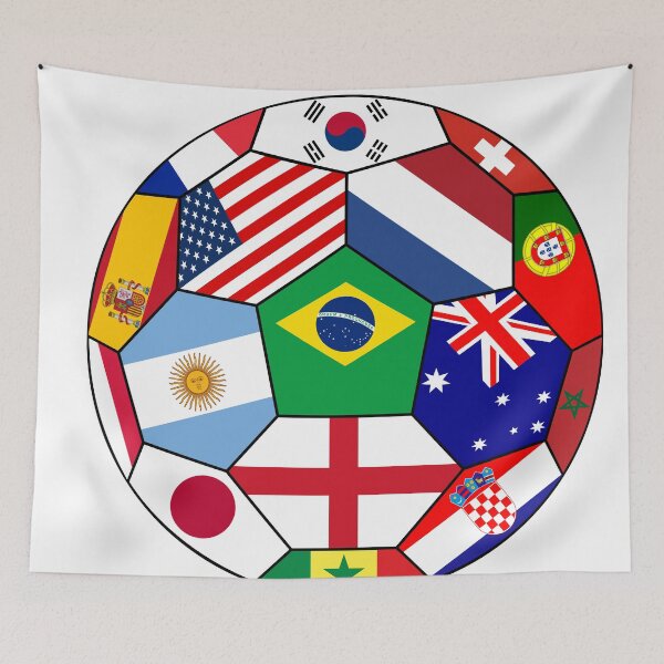 Item preview, Ball with flags - Qatar 2022 designed and sold by siloto.
