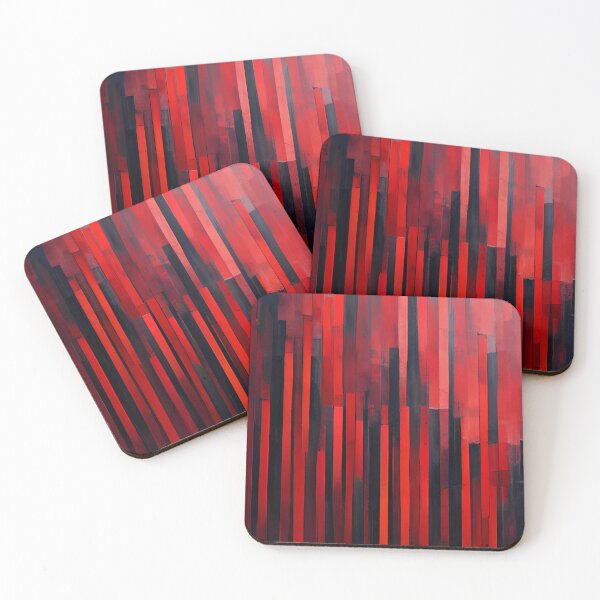 Item preview, Red and Black Abstract designed and sold by Darmon-Designs.
