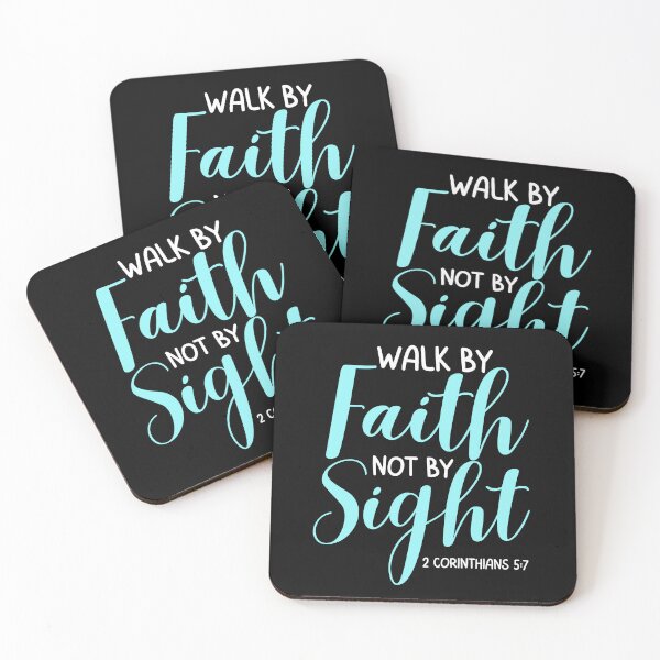 Item preview, Walk By Faith Not By Sight Bible Verse 2 Corinthians 5 7 designed and sold by SunfullyYours.