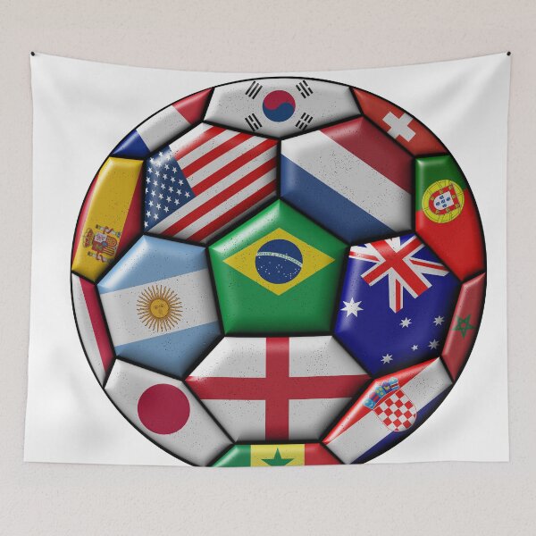 Item preview, Ball with flags - Qatar 2022 designed and sold by siloto.